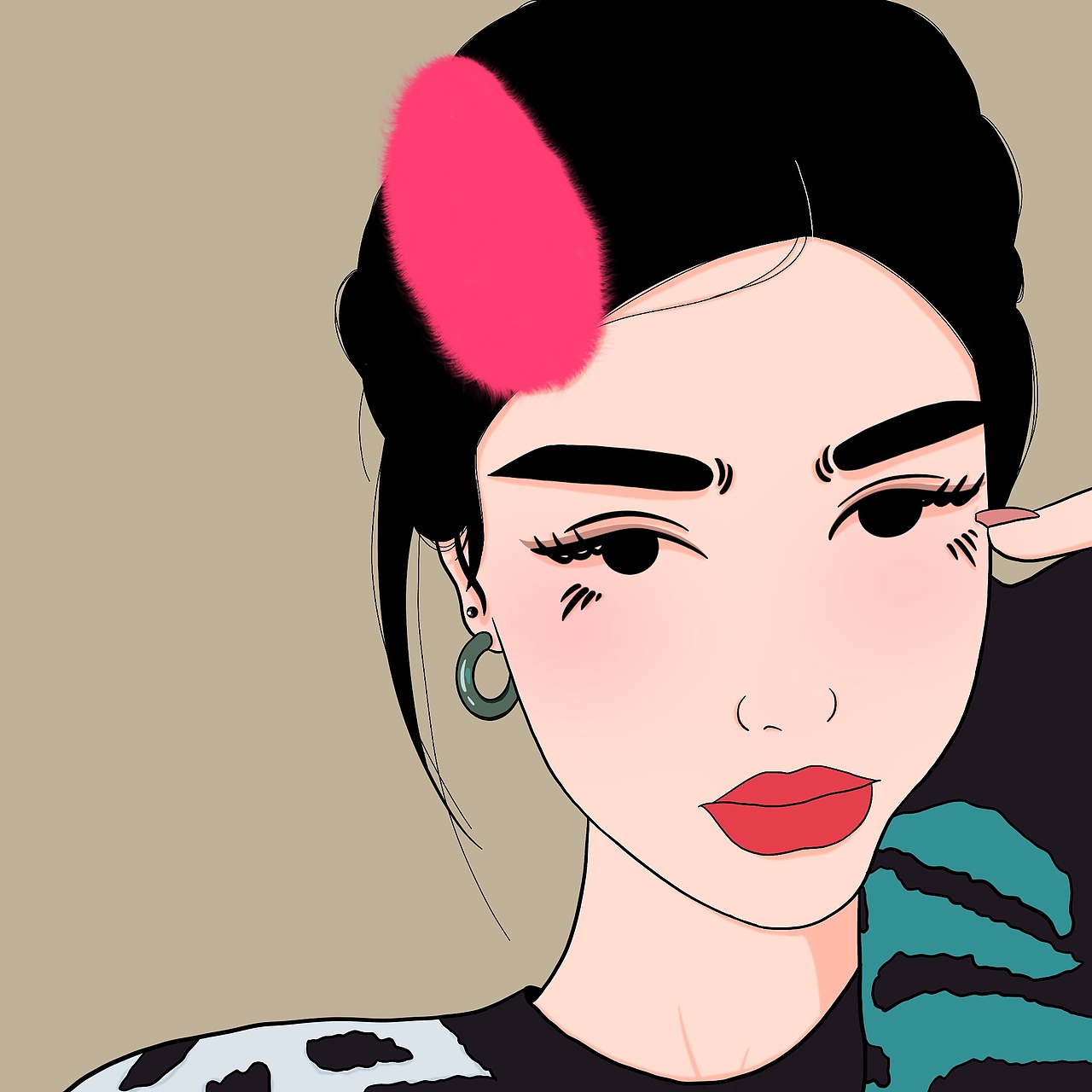 女生頭像分享??約稿么（圖ZMjQ1NDc5OTc2） - 藝術(shù)插畫 - 站酷設(shè)計(jì)師joycelalala原創(chuàng)素材 - 站酷ZCOOL