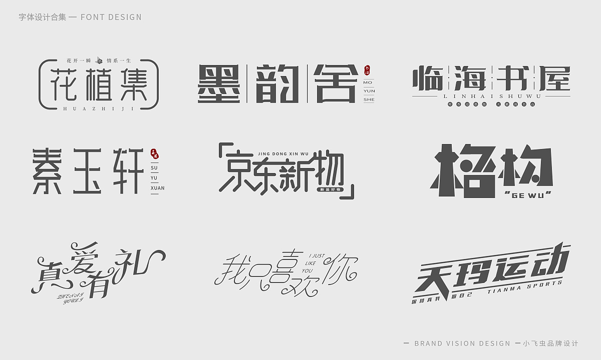 字体设计合集（图ZMTcyMzk5Nzk2） - 字体/字形 - 站酷设计师哎呦小飞虫原创素材 - 站酷ZCOOL