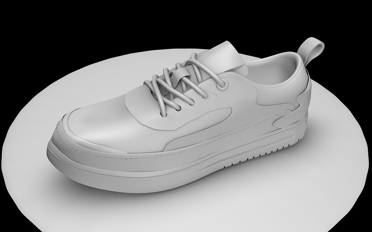 jeep鞋子c4d建模渲染 |三维|产品|官桥设计_原创作品-站酷zcool