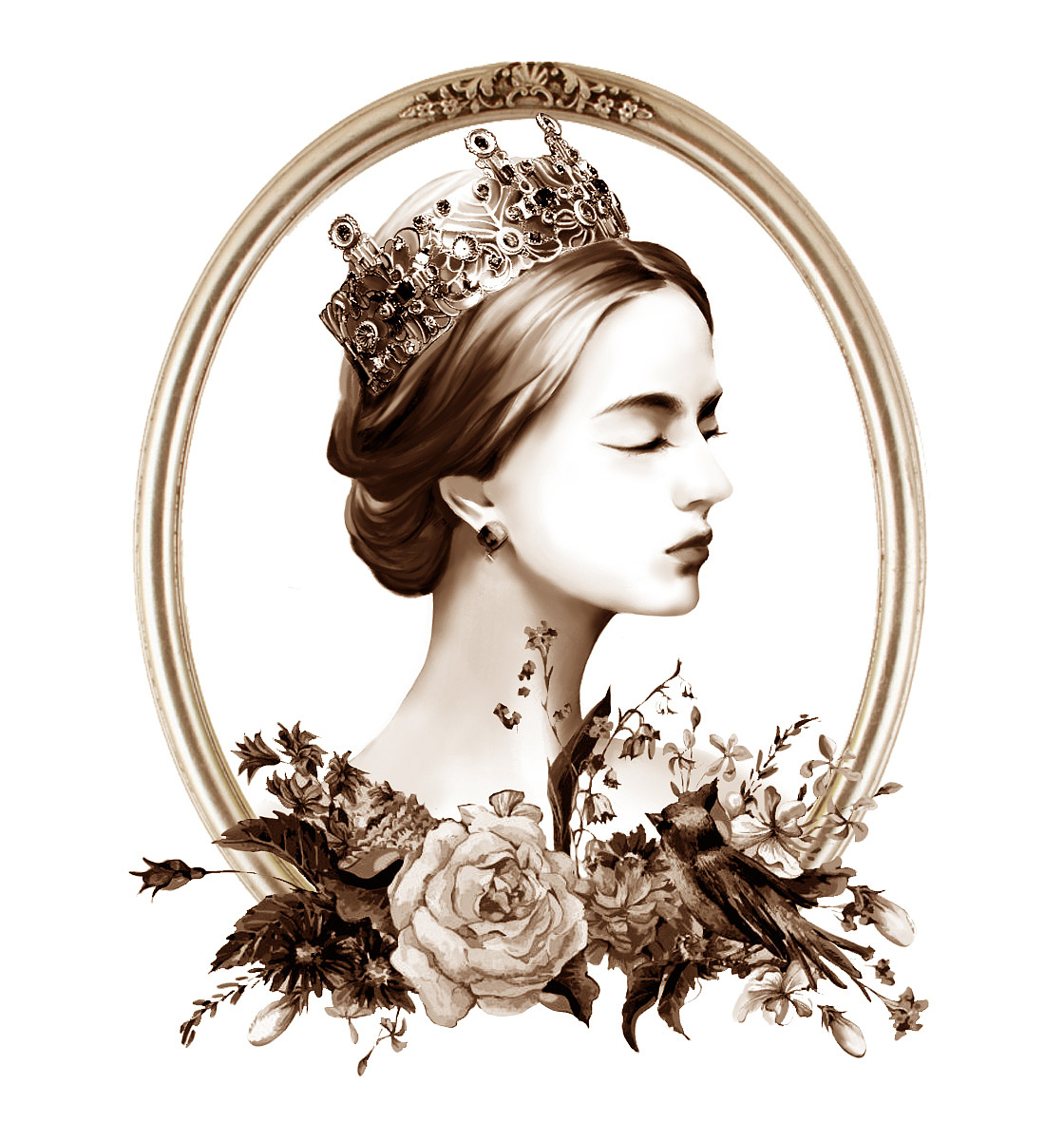 纸胶带约稿 头像 复古