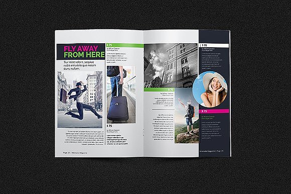 高端大气企业杂志画册模板