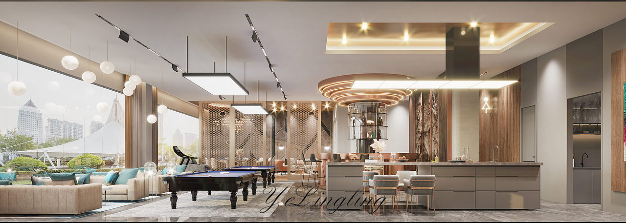 会所设计案例/北玄效果图