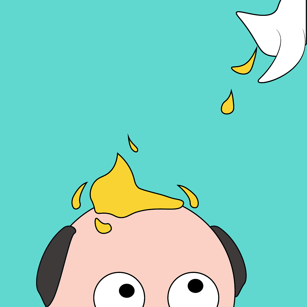 有趣的小尴尬（图ZMTkzMDczNDAw） - 创作习作 - 站酷设计师不会画画的小怪兽原创素材 - 站酷ZCOOL