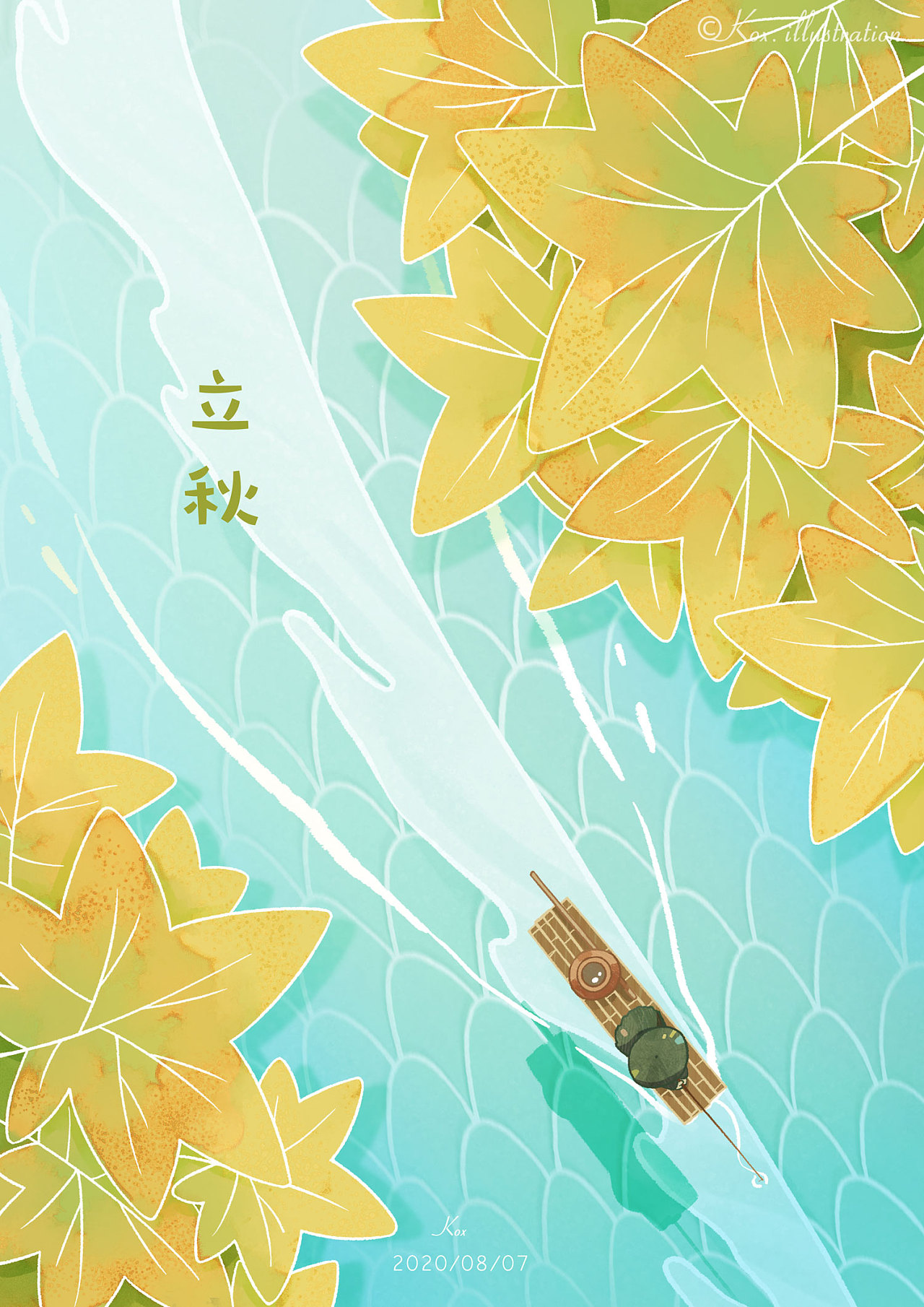立秋|插画|商业插画|kox豪烁郎 - 原创作品 - 站酷 (zcool)