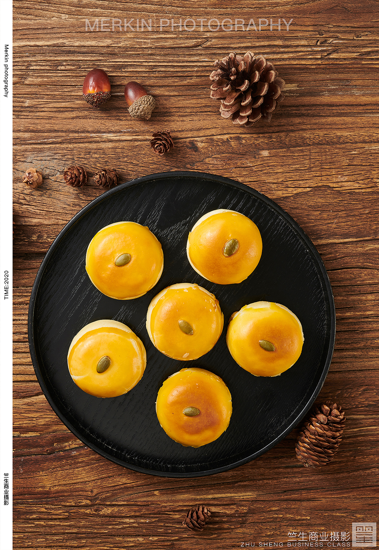 糕点面包拍摄/食品摄影/传统点心/枣心糕蛋黄酥桃花卷