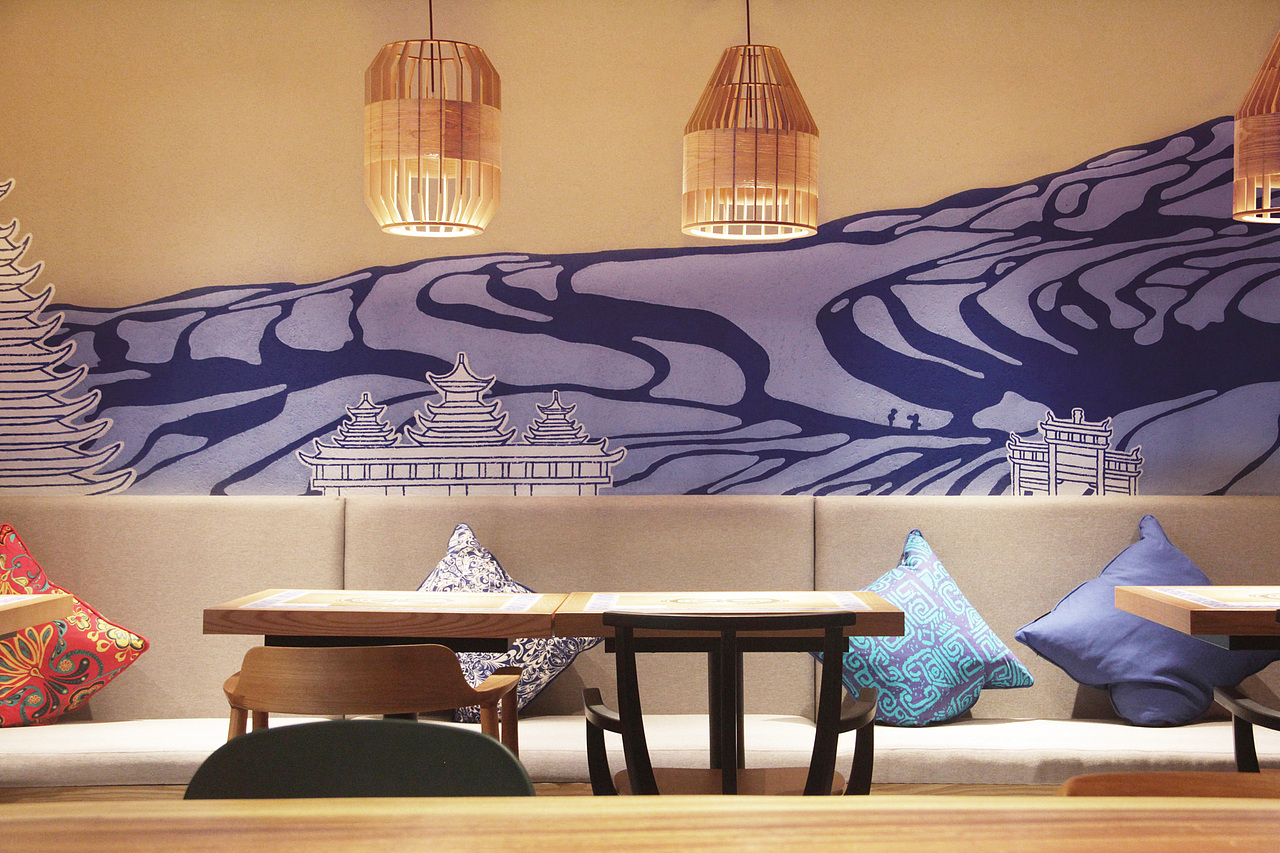 上海黔上品餐厅设计︱将民族风情带入时尚之都