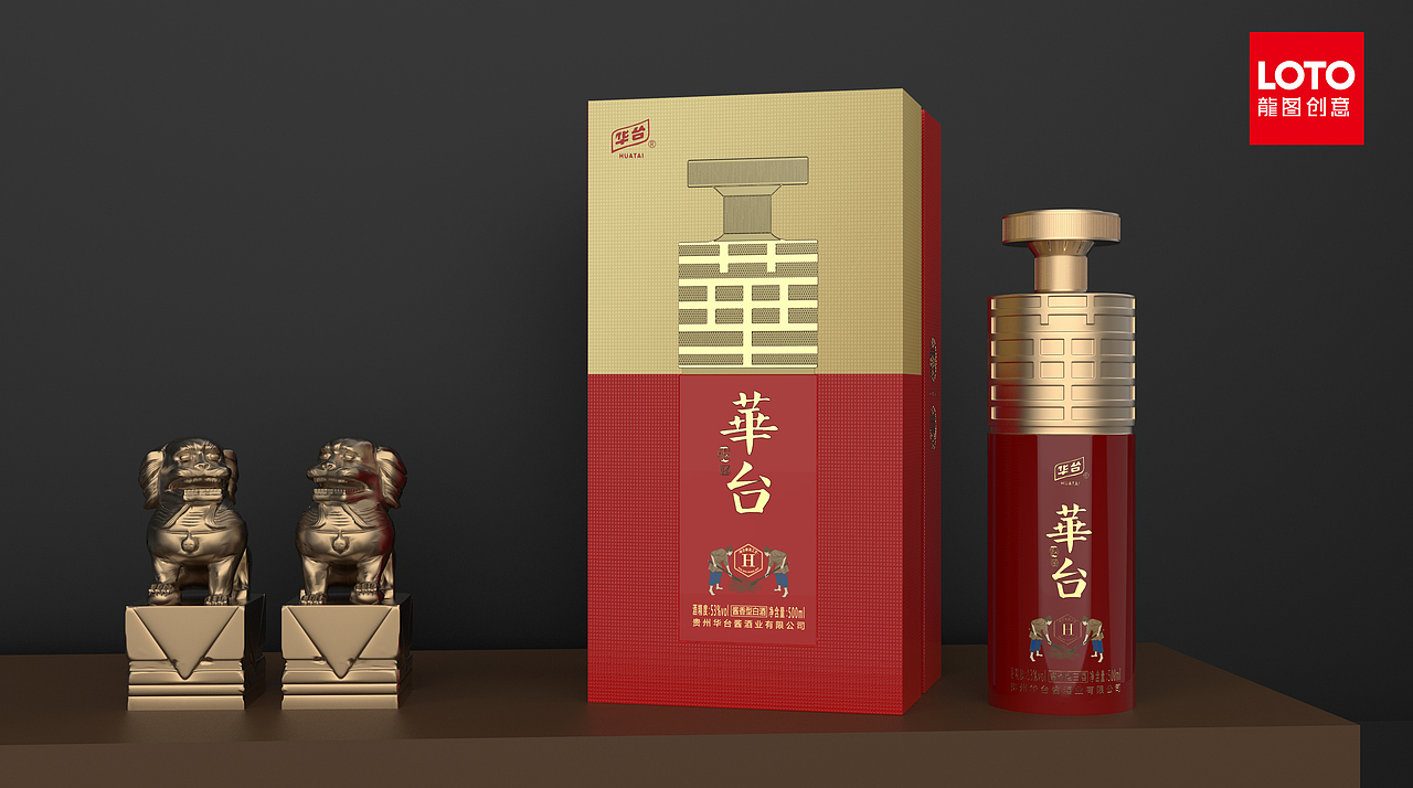 华台酱酒×龙图创意 | 红金版（图ZMjk1NTY4MDE2） - 包装 - 站酷设计师龙图品牌设计原创素材 - 站酷ZCOOL
