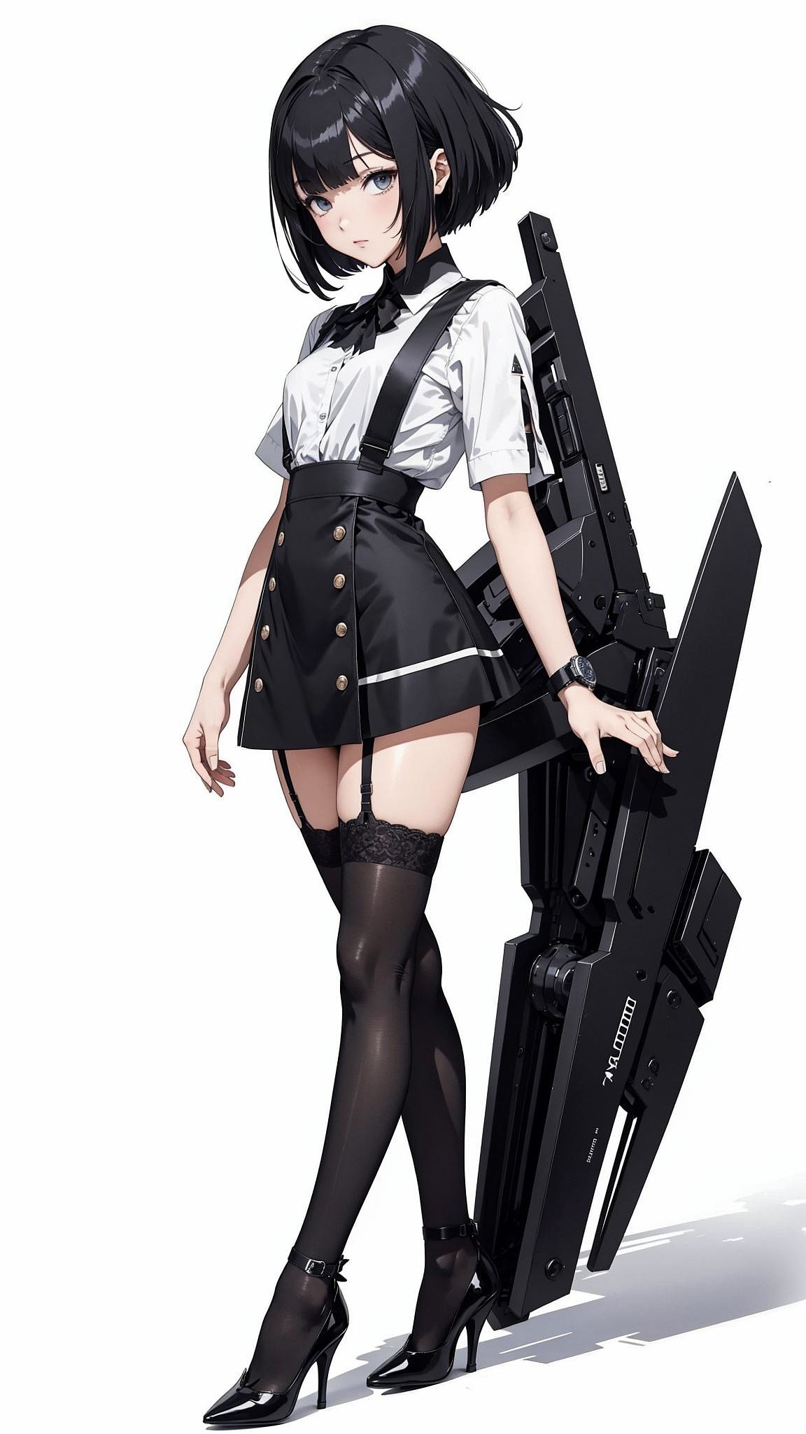 AI原创插画 人设