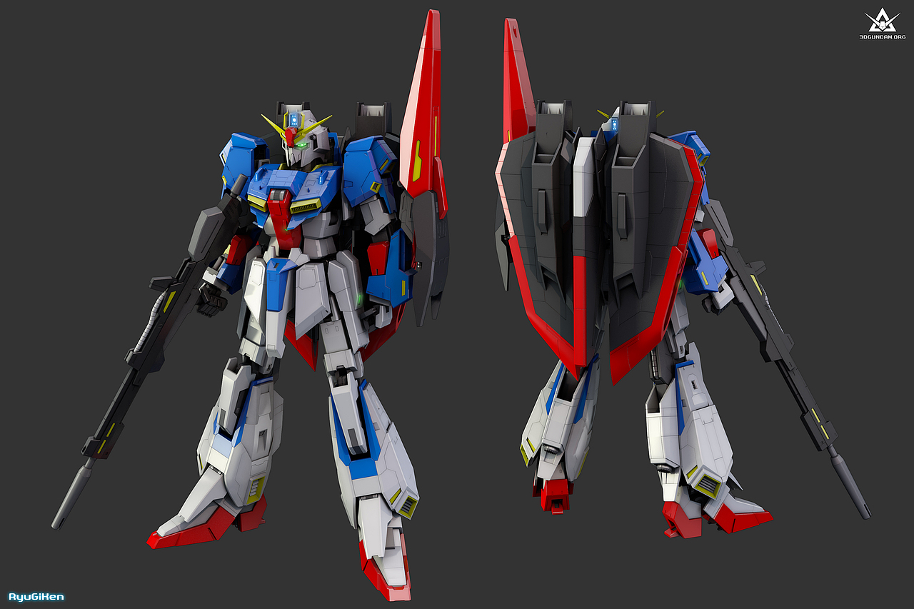 MSZ-006 Zeta Gundam Z高达（图ZMTA4Mjc5OTk2） - 动画/影视 - 站酷设计师RyuGiKen原创素材 - 站酷ZCOOL