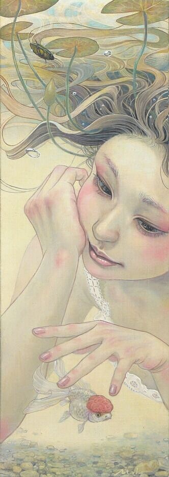 日本画家平野美保的插画（图ZNTczMzUzNzY=） - 艺术插画 - 站酷设计师Mr周先生原创素材 - 站酷ZCOOL