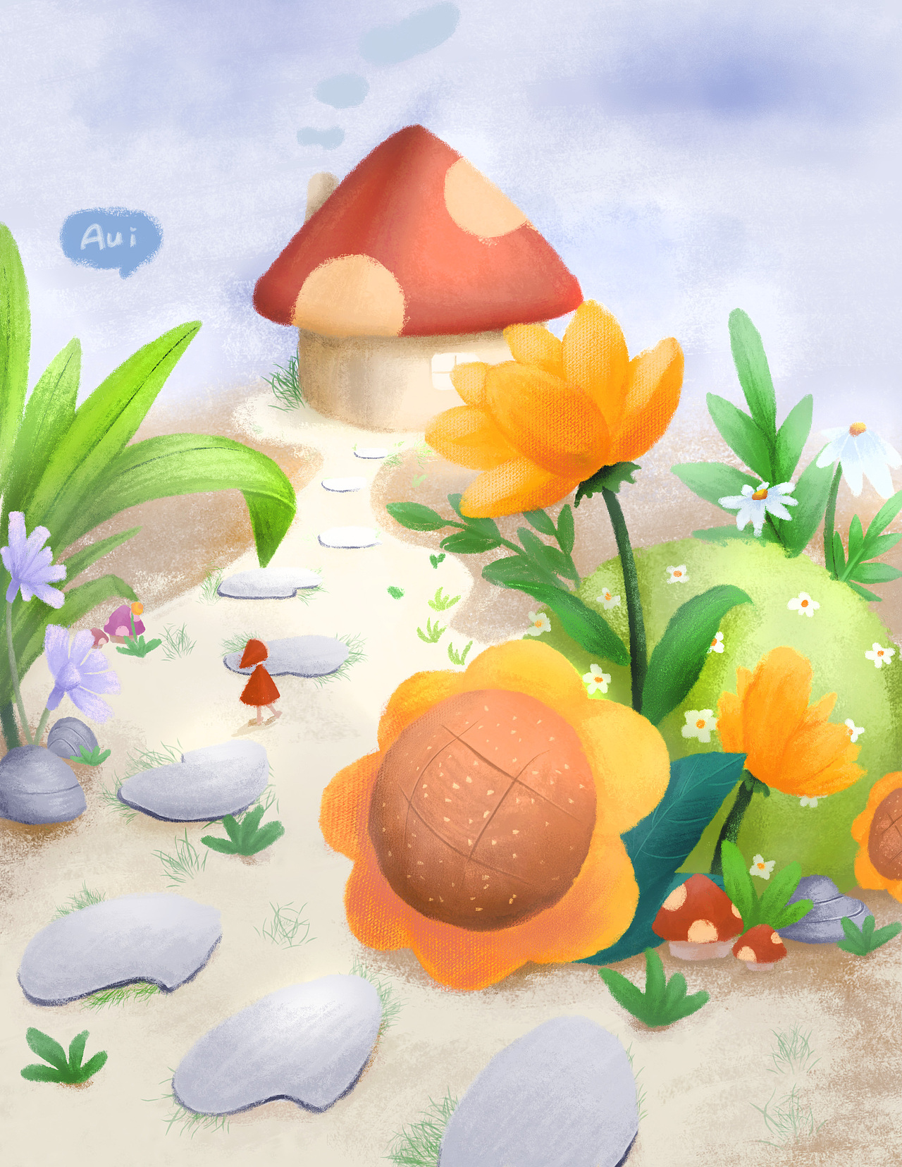 童話森林（圖ZMjI5Mzg1NzUy） - 兒童插畫 - 站酷設(shè)計(jì)師九五貳柒Aui原創(chuàng)素材 - 站酷ZCOOL