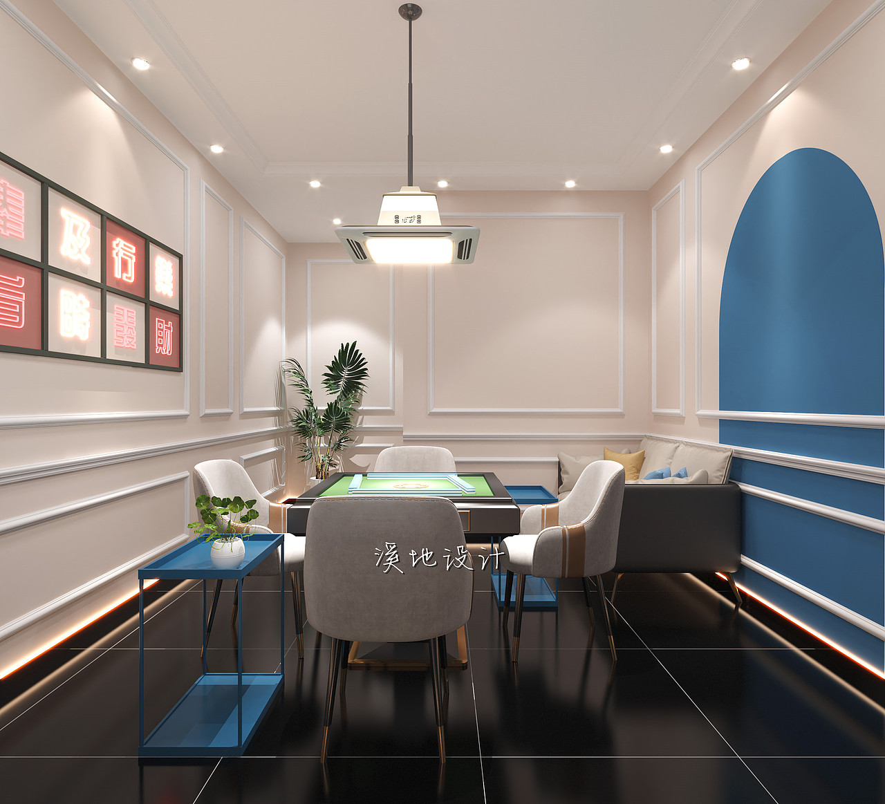 国潮风麻将馆 国潮棋牌室 国潮茶室（图ZMjk0NTQxMTky） - 商业空间设计 - 站酷设计师周子萱原创素材 - 站酷ZCOOL