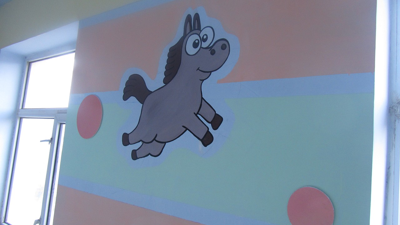 七七手绘墙画—丰乐向阳花幼儿园作品