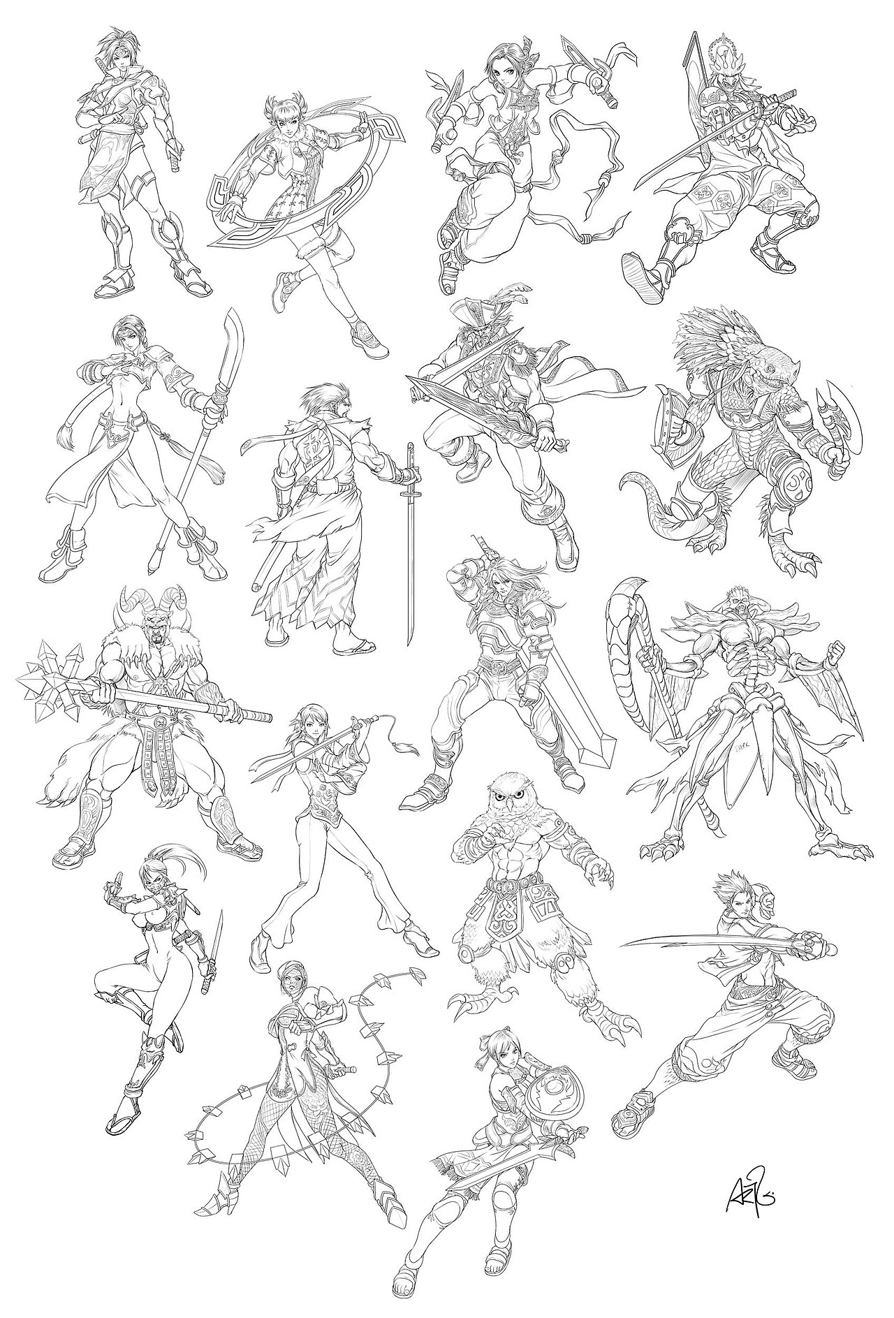 artgerm人设（图ZMTg1ODg5MzIw） - 概念设定 - 站酷设计师孙艳军原创素材 - 站酷ZCOOL