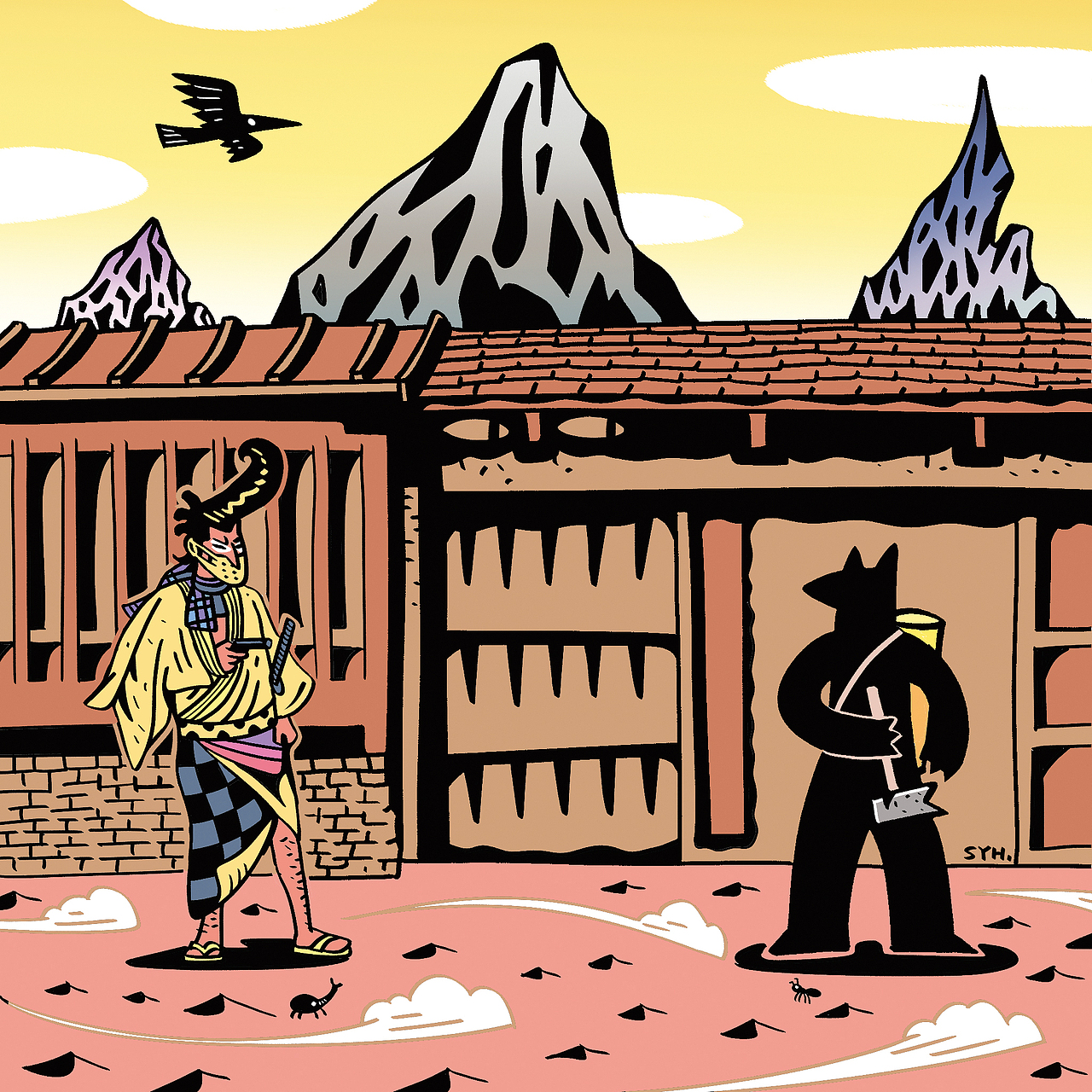 《银河无宿人》系列插画集 第二波（图ZMjUxNjA3NDMy） - 绘本 - 站酷设计师孙愚火原创素材 - 站酷ZCOOL