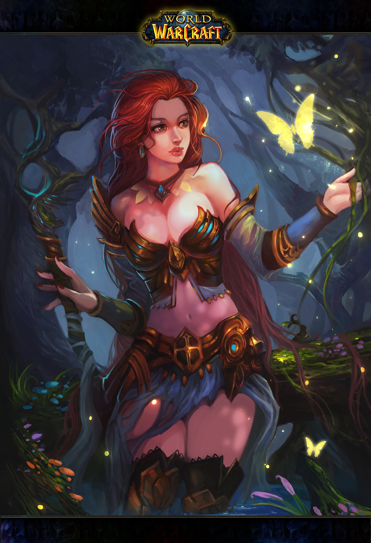 《梦蝶》|插画|游戏原画|法雷尔学坊 - 原创作品 - 站酷 (zcool)