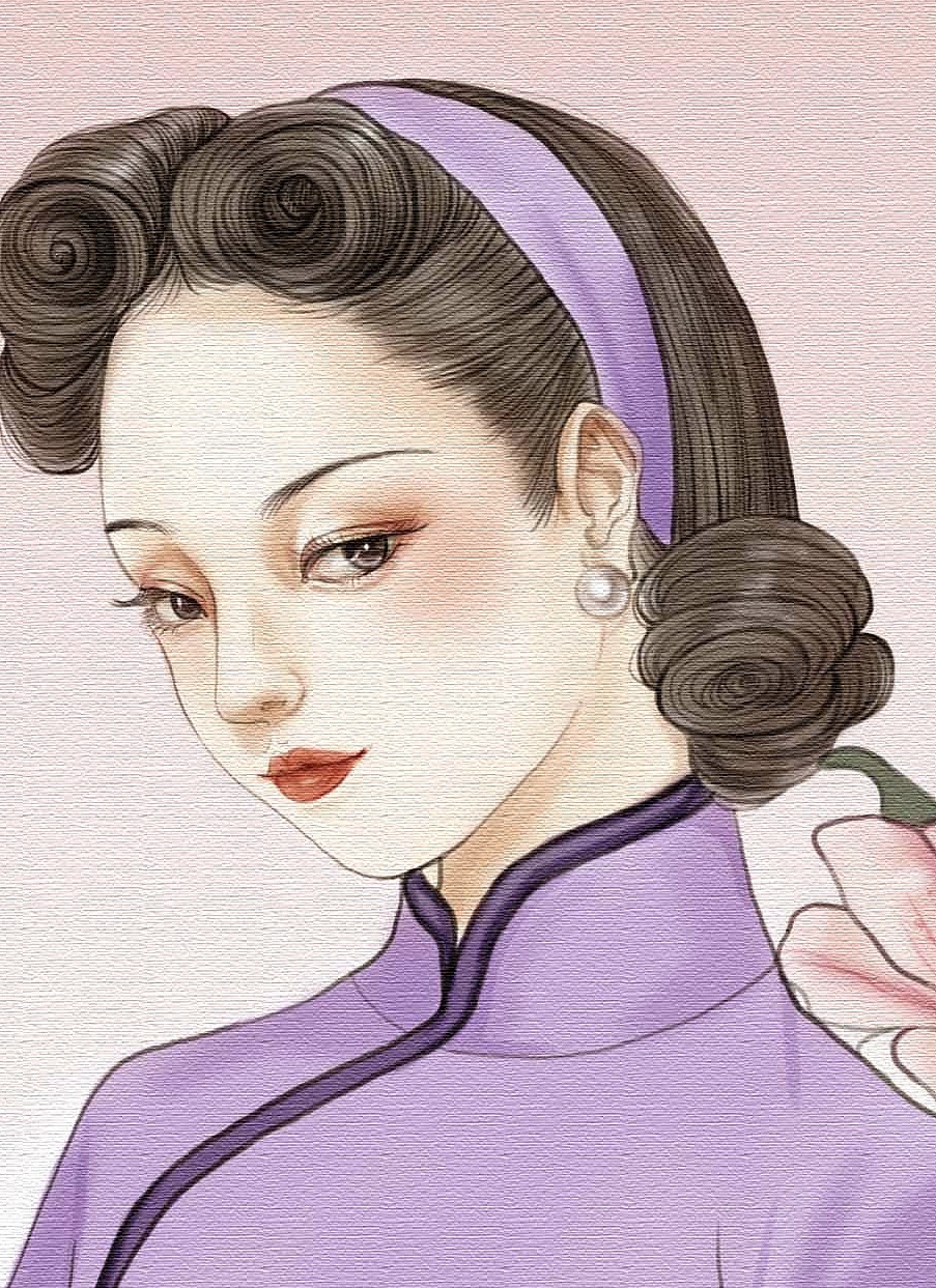 民国女间谍（图ZMTM0NDgxNjUy） - 商业插画 - 站酷设计师asyen姗原创素材 - 站酷ZCOOL