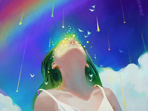 云间少女-彩虹流星雨