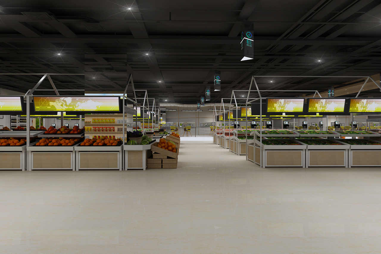 超市展厅室内设计