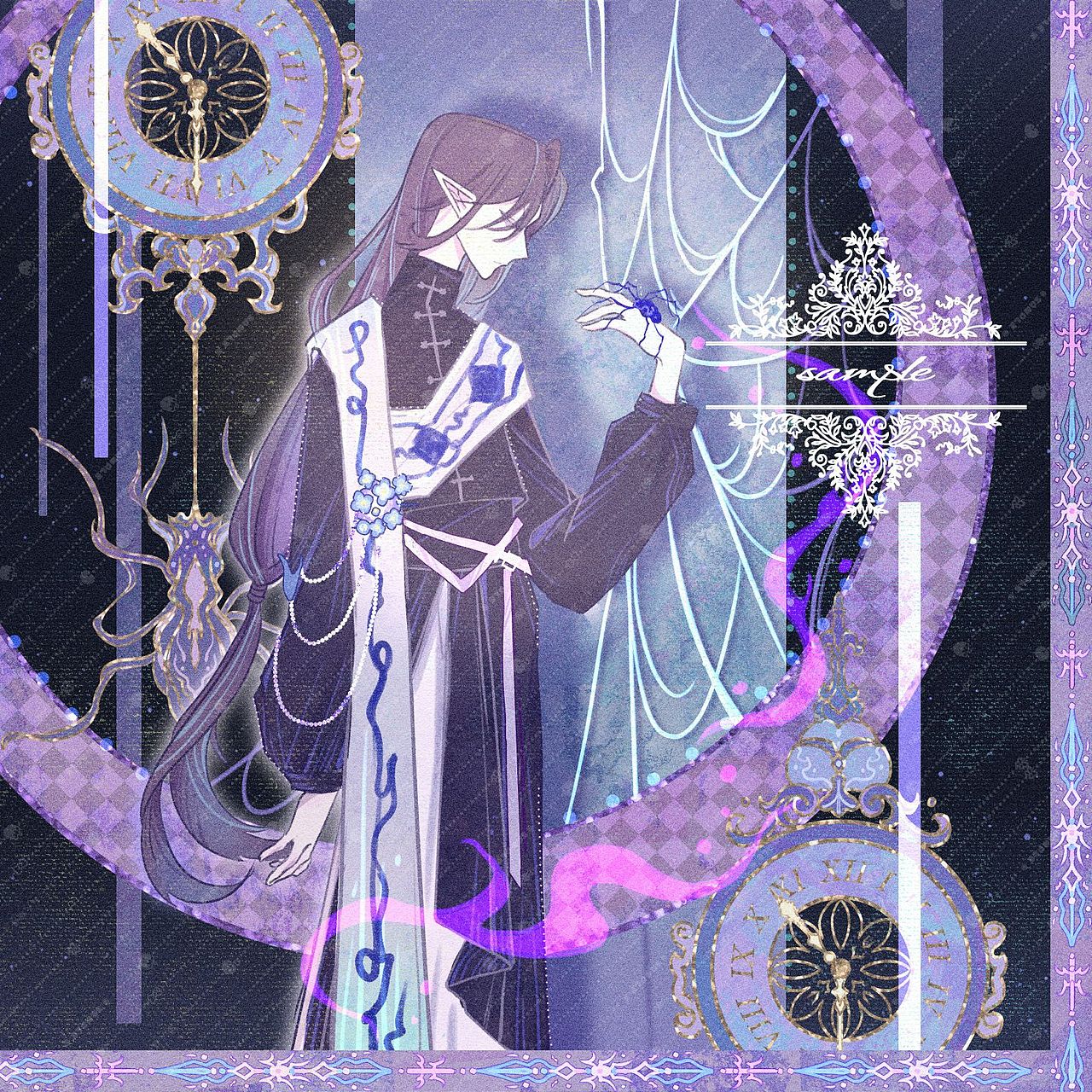 ——装饰方插稿件集（图ZMzYxMjI1Nzg4） - 艺术插画 - 站酷设计师黄花菜鸽子汤原创素材 - 站酷ZCOOL