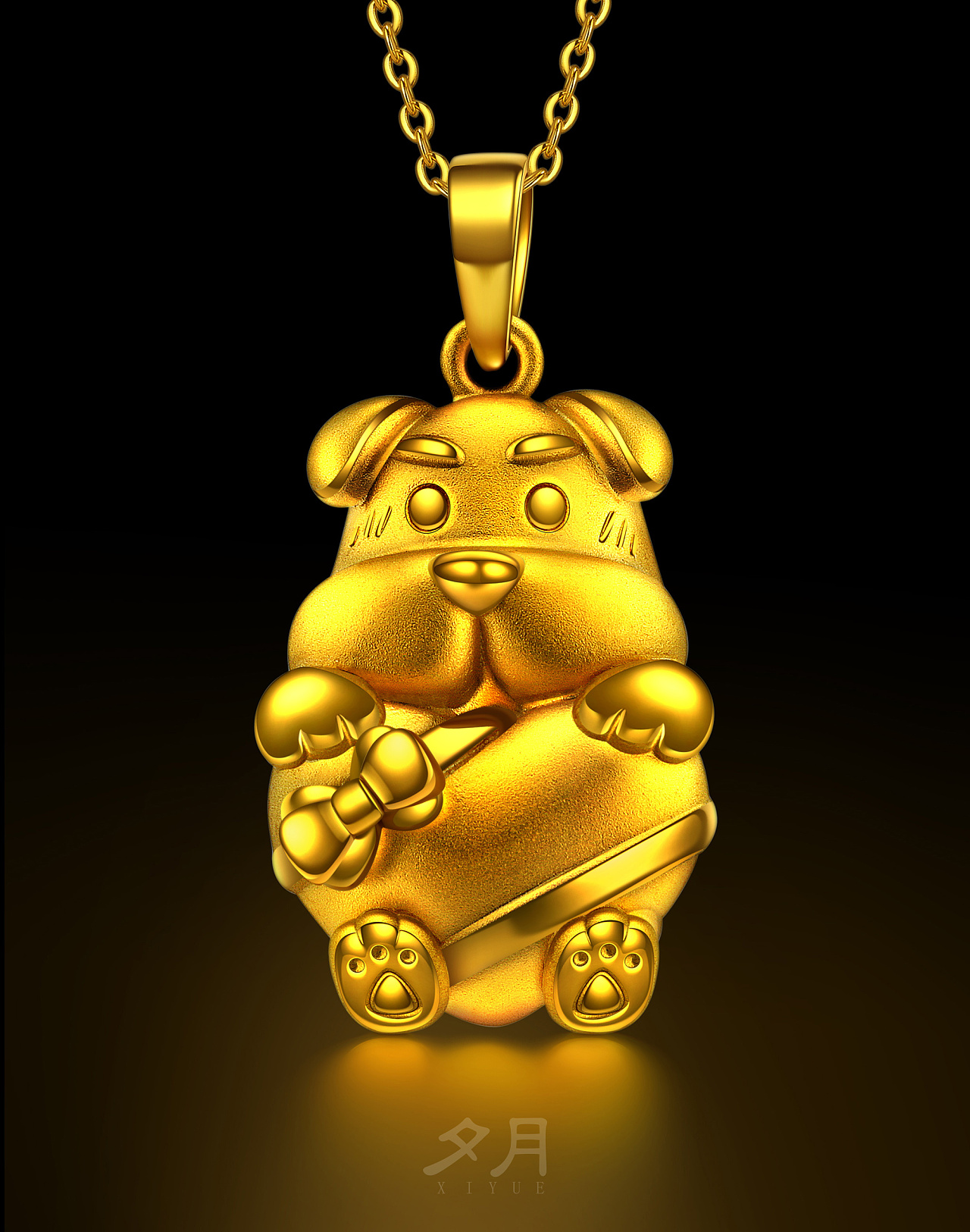 一年前做的一批黄金狗狗