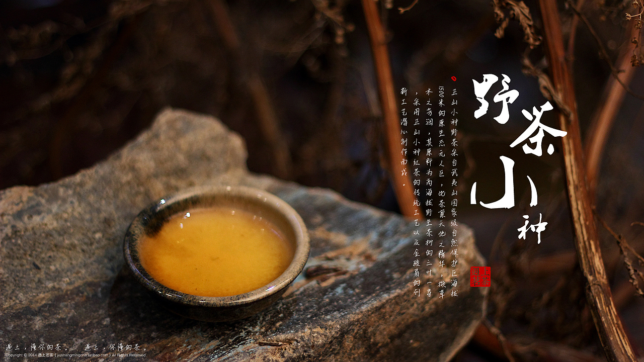 给厦门“遇上茗茶”店拍摄的“野茶小种”