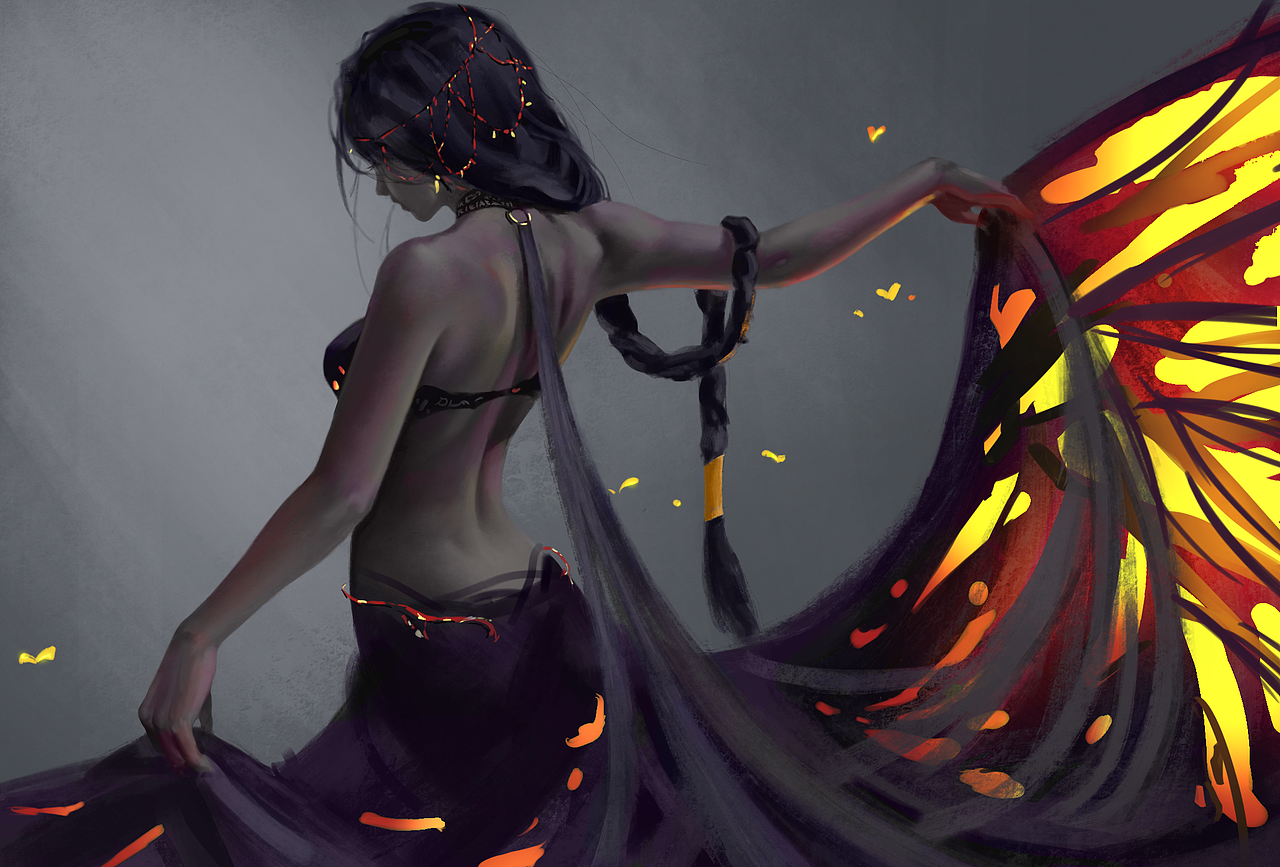 鬼刀|插画|创作习作|motoz魔头子_临摹作品-站酷zcool