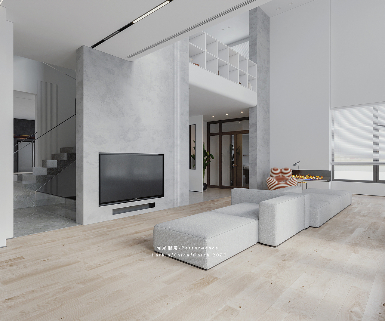 现代别墅·客厅