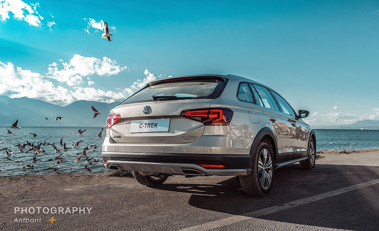 汽车摄影-大众全新车型 跨界旅行车c-trek(蔚领)于11月云南上市发布