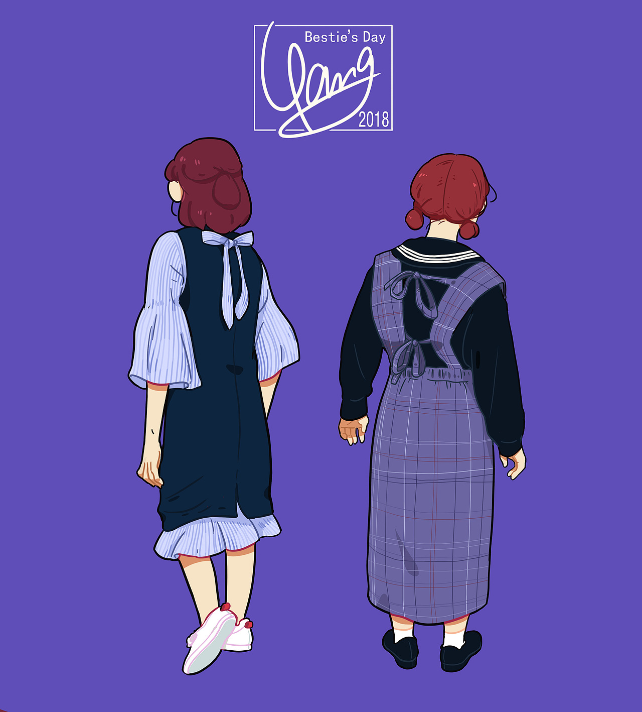 倩倩和静静的小日子2（图ZMTEwNjEyNzI4） - 创作习作 - 站酷设计师阿迷子Yang原创素材 - 站酷ZCOOL