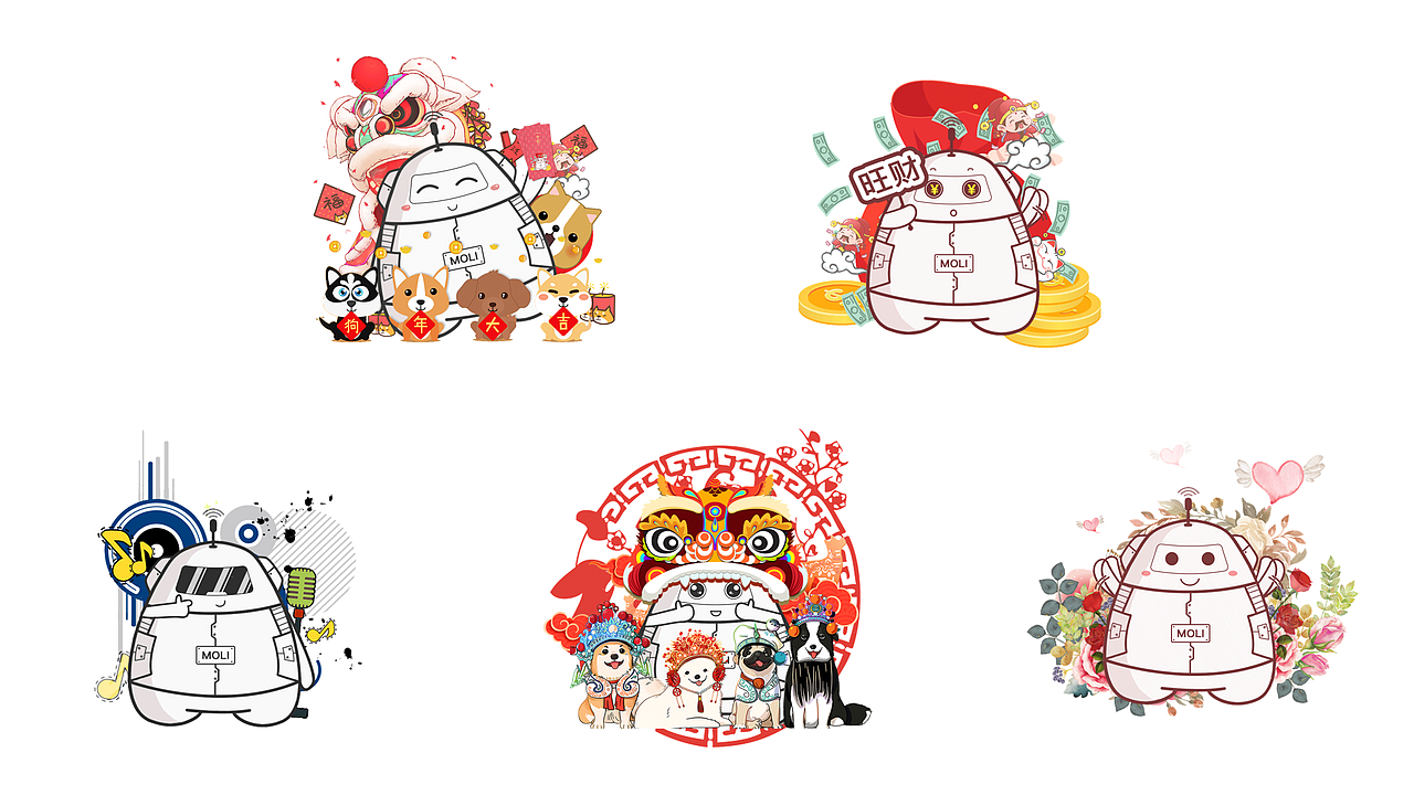 Moli 卡通形象设计（图ZMTQ1OTQwOTcy） - IP形象 - 站酷设计师耳朵爹原创素材 - 站酷ZCOOL