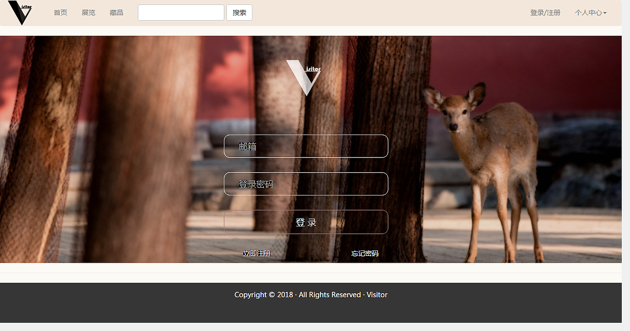 《Visitor》网页作品