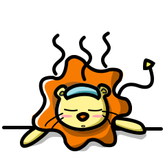 头发很多的葵子/微信表情包设计