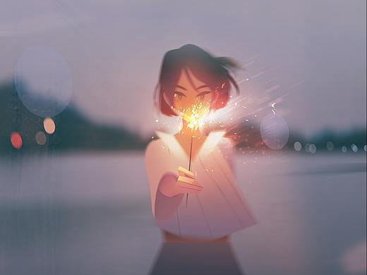 【Jenny Yu】梦幻唯美光影插画