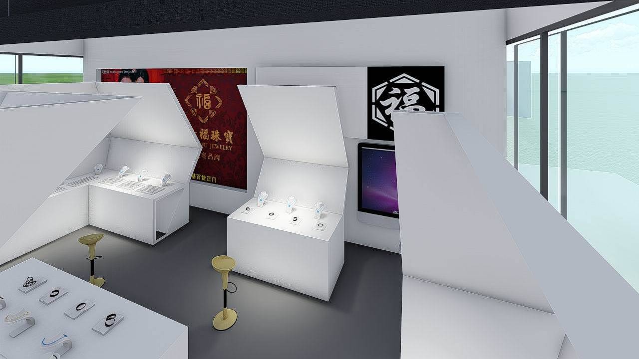 金六福珠宝展示设计