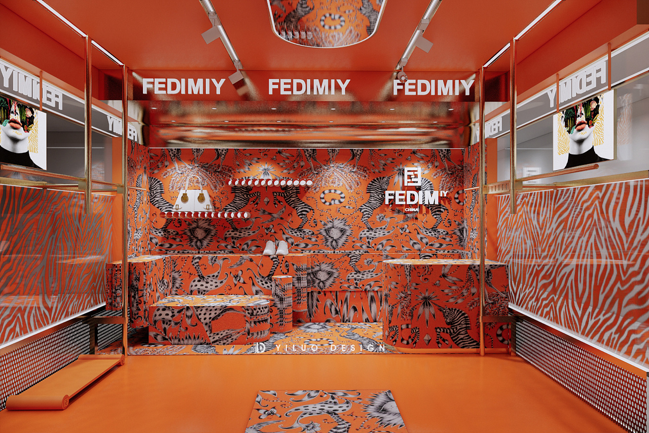 yld studio|fedimiy 服装潮牌快闪店形象设计
