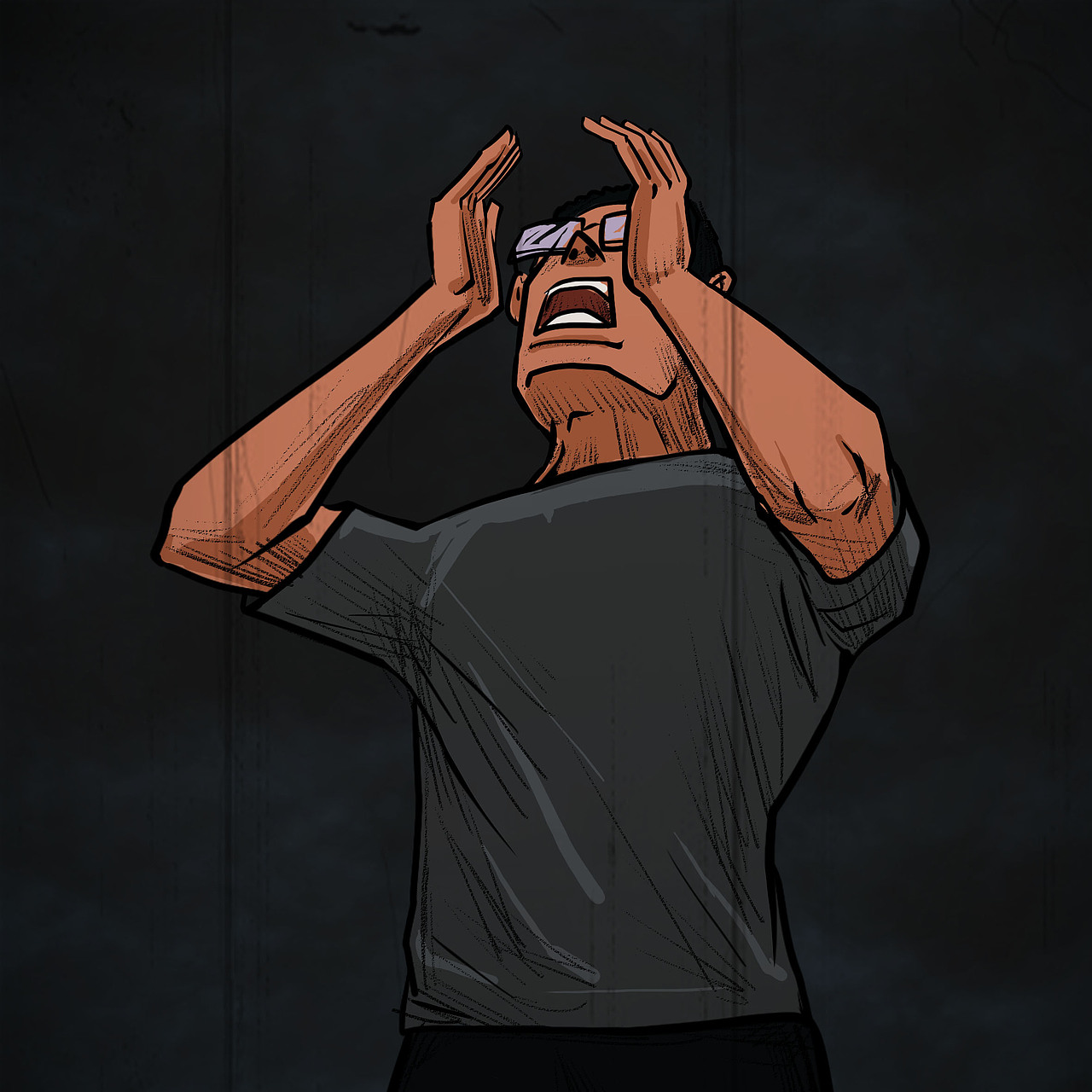 熊猫怪谈丨路神（图ZNTI0OTk4NDQ=） - 艺术插画 - 站酷设计师熊猫窝原创素材 - 站酷ZCOOL