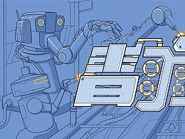 插画图形-金属机械风