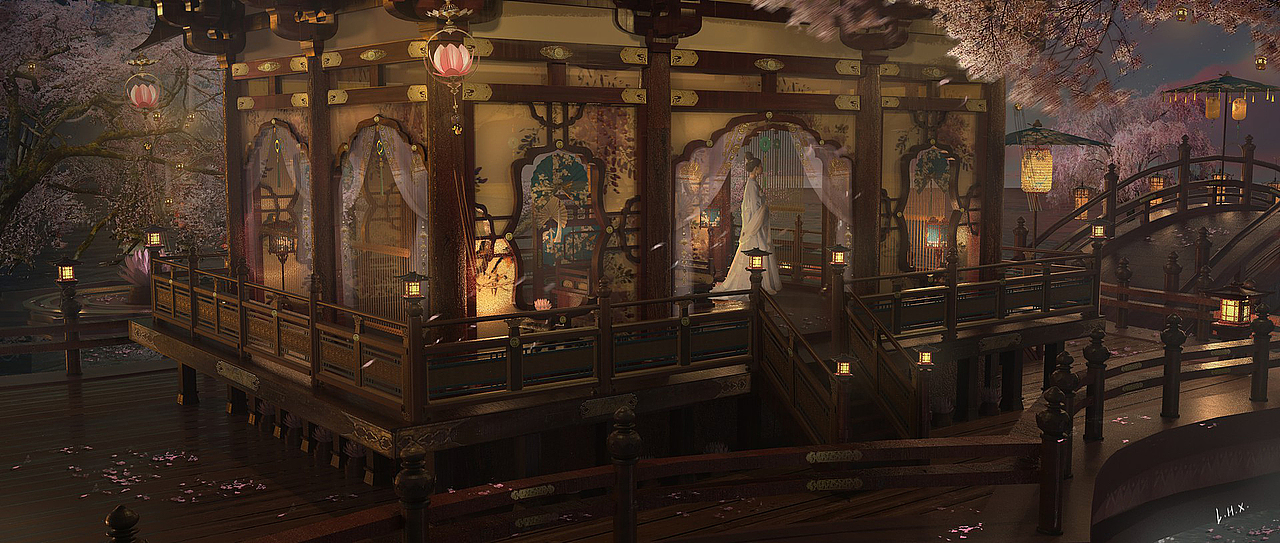 國(guó)古 水庭院（圖ZMjA1NjI4NzUy） - 概念設(shè)定 - 站酷設(shè)計(jì)師Lhx19原創(chuàng)素材 - 站酷ZCOOL