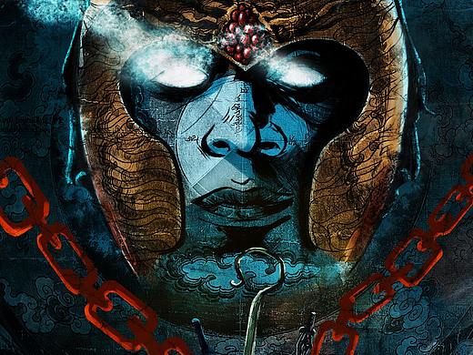 阿修罗ASURA电影 同人海报 手绘