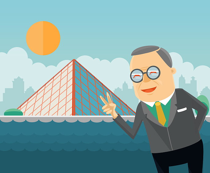 著名建筑师贝聿铭出生1917年4月26日