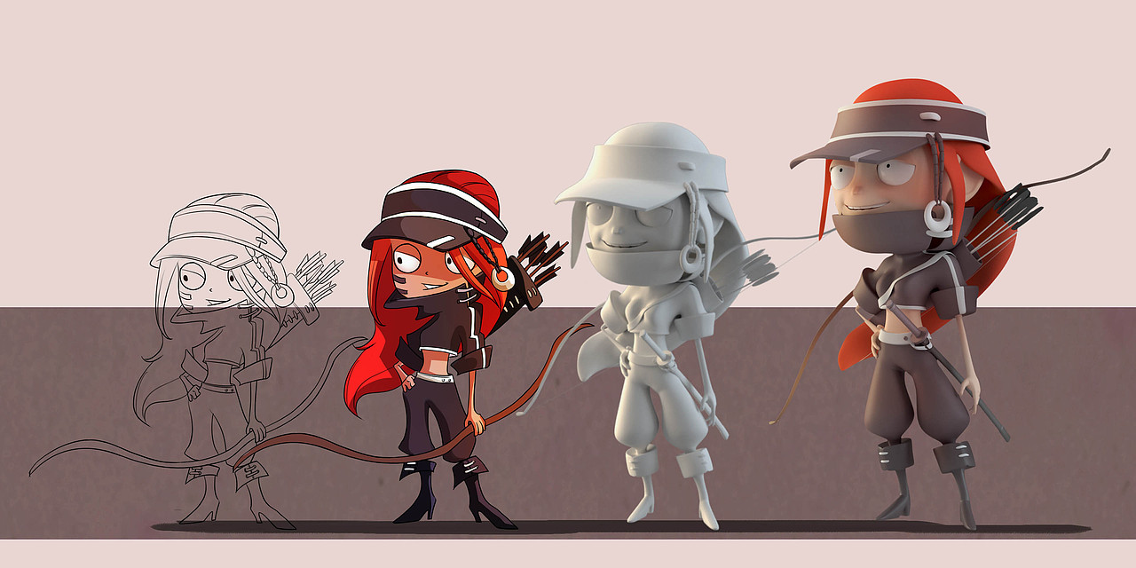 RECOVER THE WORLD卡通角色设计