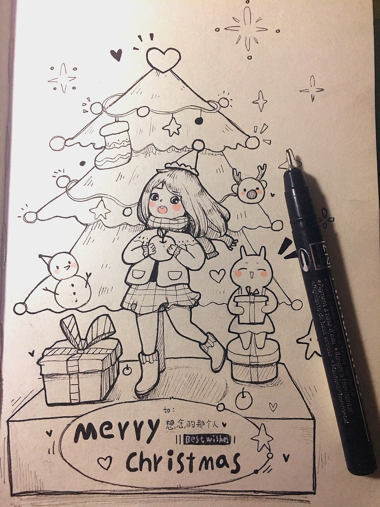 睡前小手绘~（图ZNzEyMjc3NTI=） - 艺术插画 - 站酷设计师牛小美milk原创素材 - 站酷ZCOOL