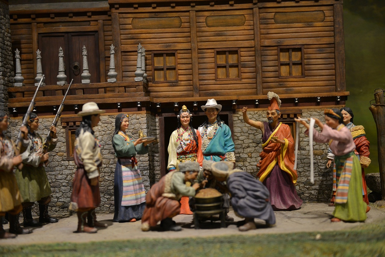 56个民族婚俗微雕2