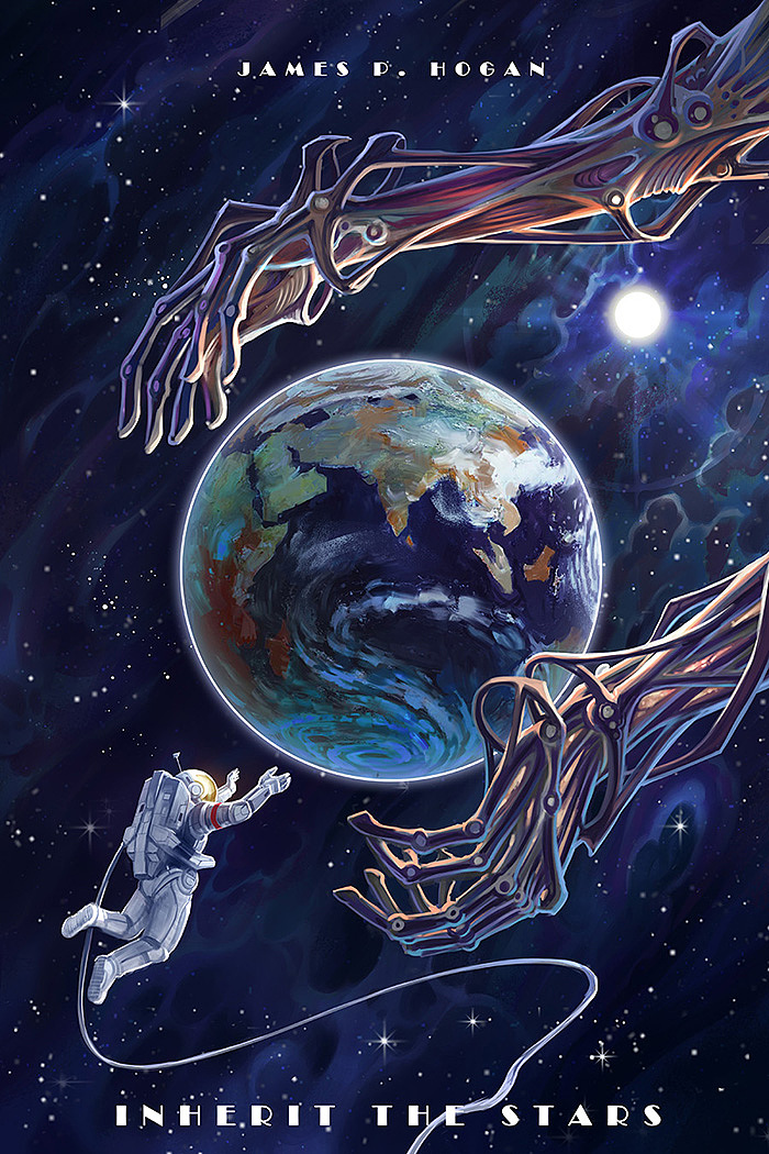 《星之继承者》三部曲小说封面