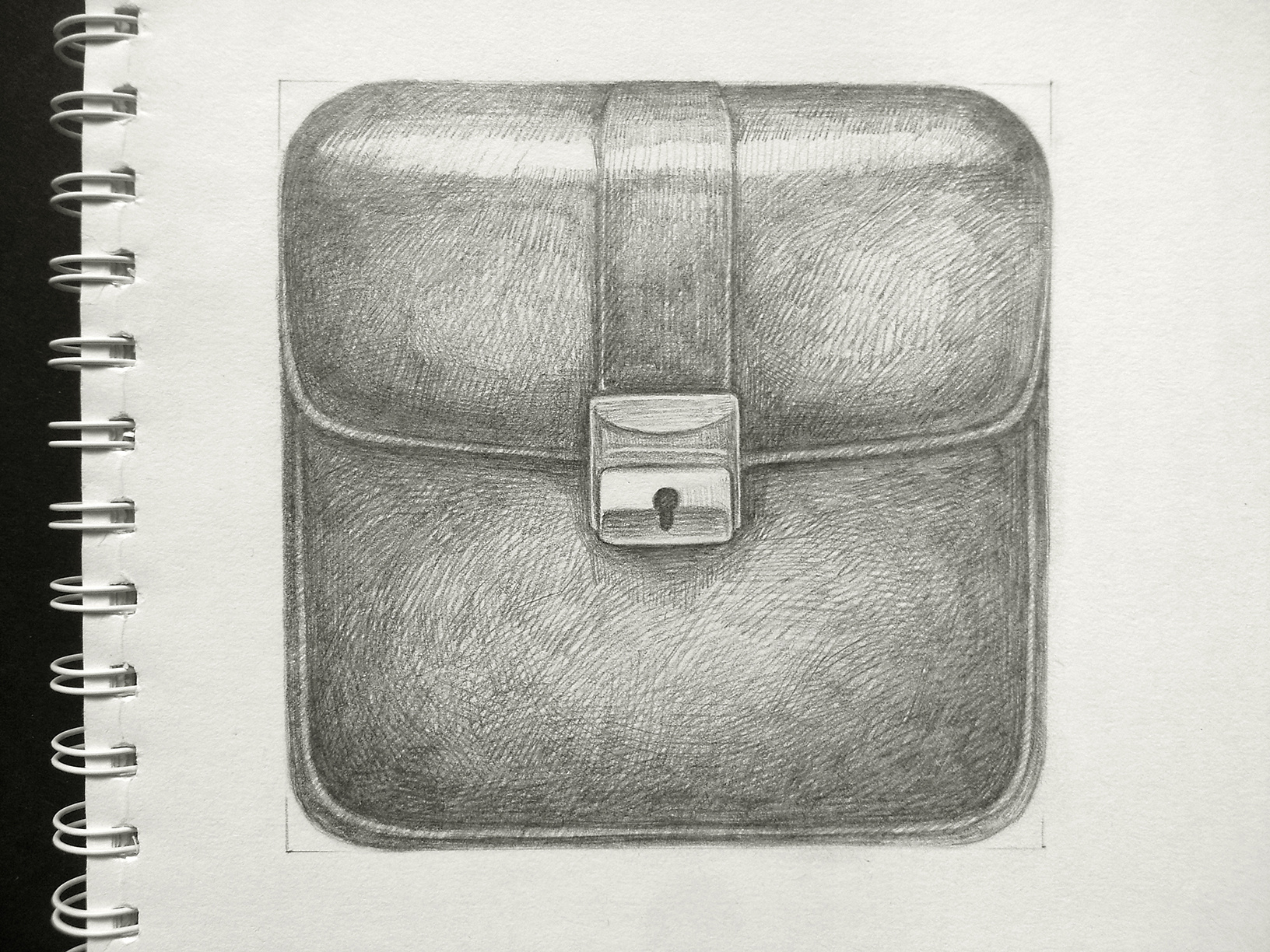 女人· 皮包 · 口红 | 插画 手绘 素描 写实