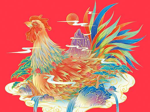 海树插画｜云中鸡