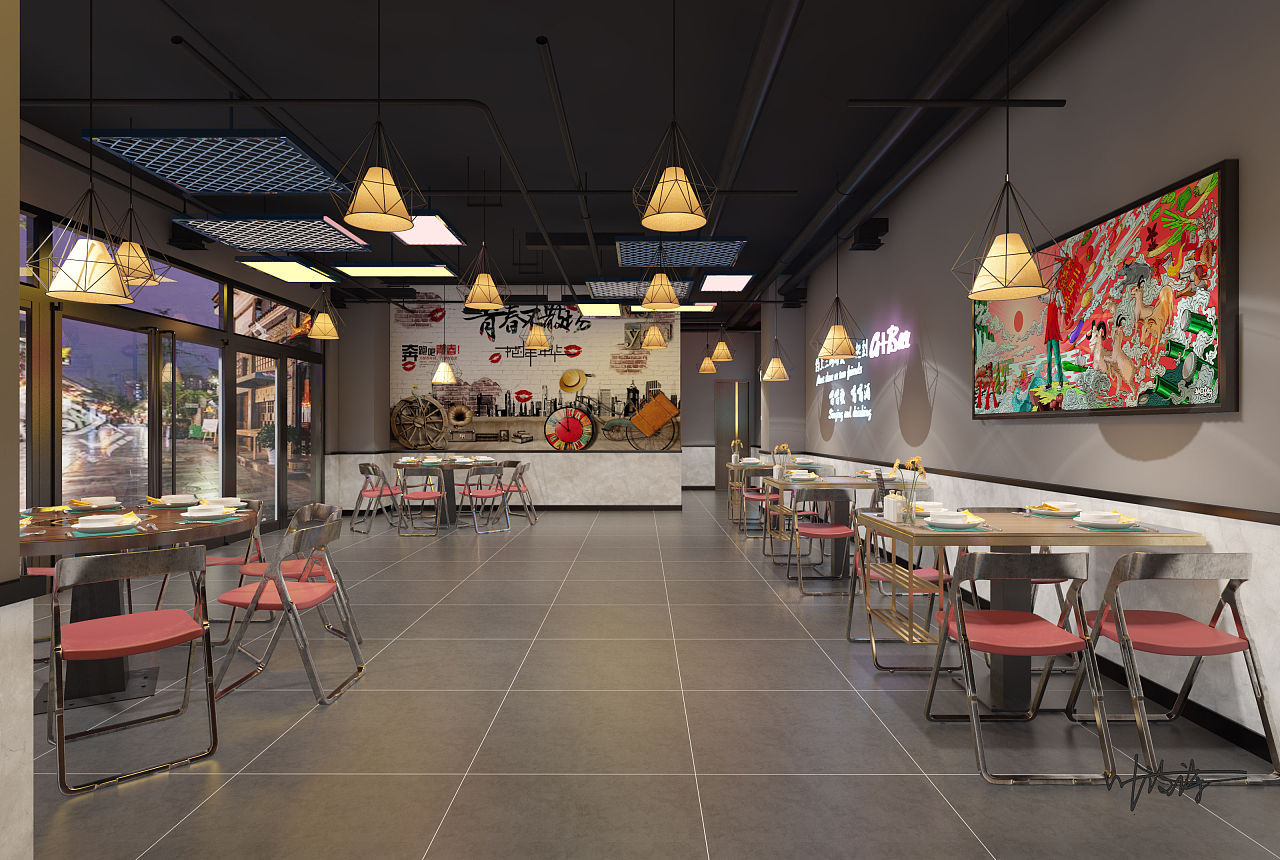 烤肉店,见证不一样氛围感空间设计|空间|酒店餐饮设计|诗诗小仙女