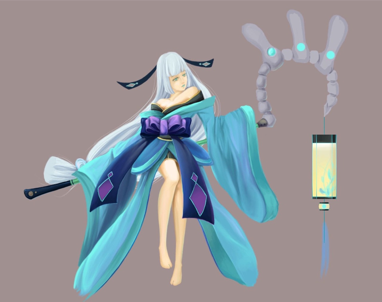 2018年随手涂的一只灯姐