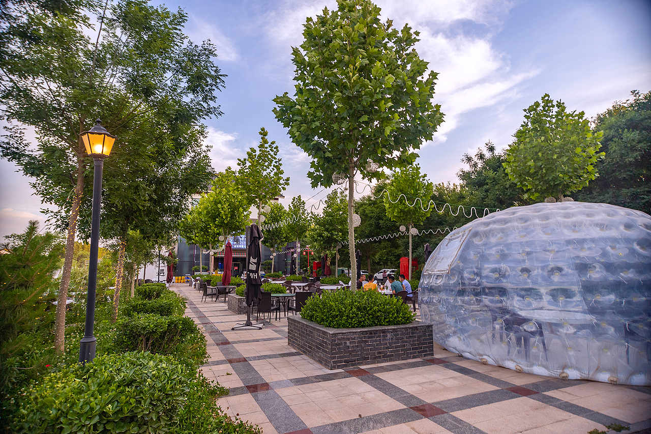 有霞飘过魏源河